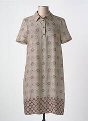 Robe mi-longue marron LA FEE MARABOUTEE pour femme seconde vue