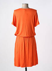 Robe mi-longue orange LA FEE MARABOUTEE pour femme seconde vue