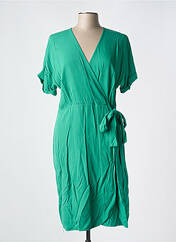 Robe mi-longue vert LA FEE MARABOUTEE pour femme seconde vue