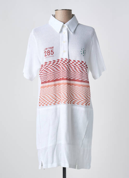 Robe courte manches courtes manches courtes blanc MARGAUX LONNBERG femme