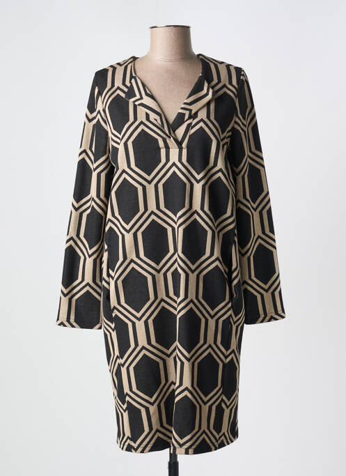 Robe courte noir LA FEE MARABOUTEE pour femme