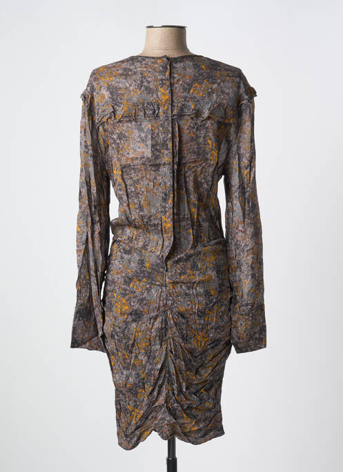 Robe mi-longue gris ISABEL MARANT femme