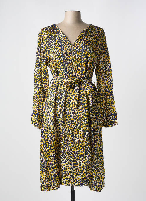 Robe mi-longue jaune STELLA FOREST femme