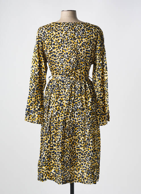 Robe mi-longue jaune STELLA FOREST femme