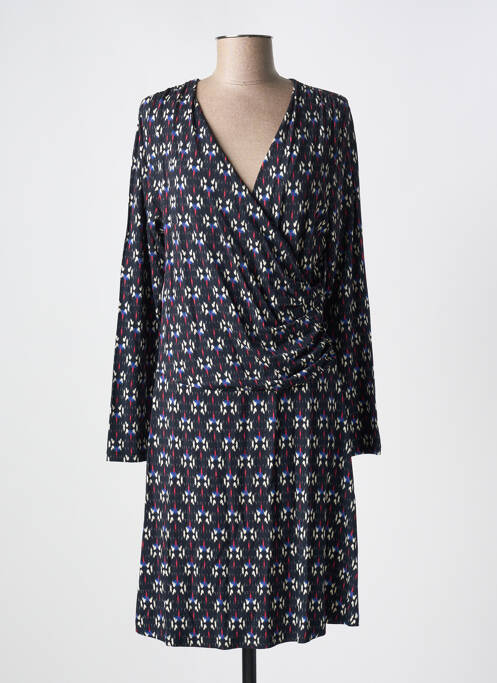 Robe mi-longue noir LA FEE MARABOUTEE pour femme