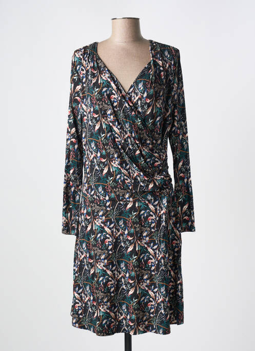 Robe mi-longue noir LA FEE MARABOUTEE pour femme