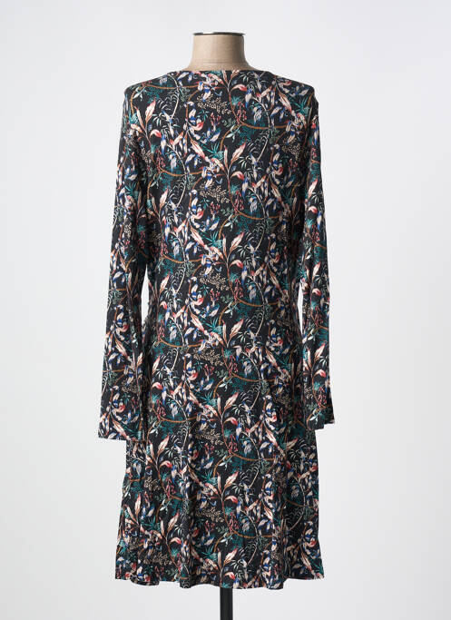 Robe mi-longue noir LA FEE MARABOUTEE pour femme