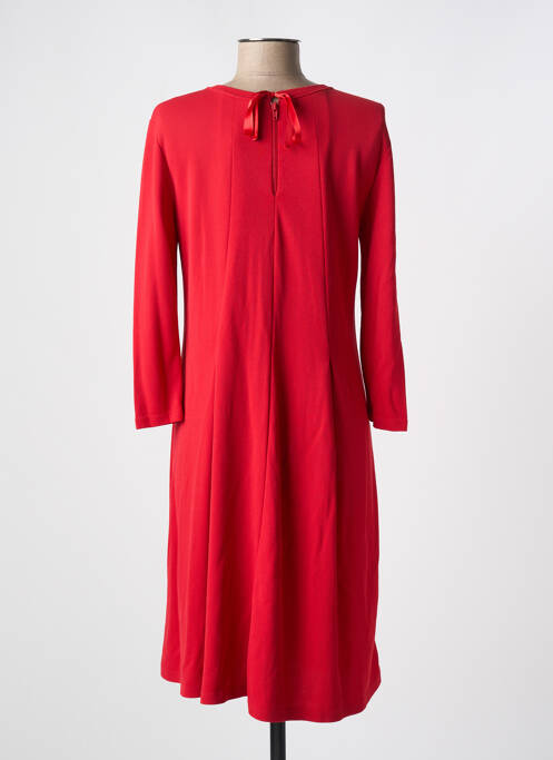 Robe mi-longue rouge LA FEE MARABOUTEE pour femme