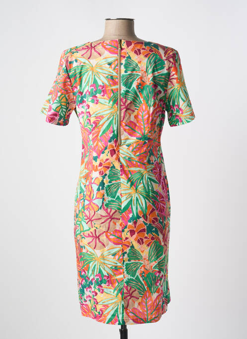 Robe mi-longue vert SIGNE NATURE pour femme