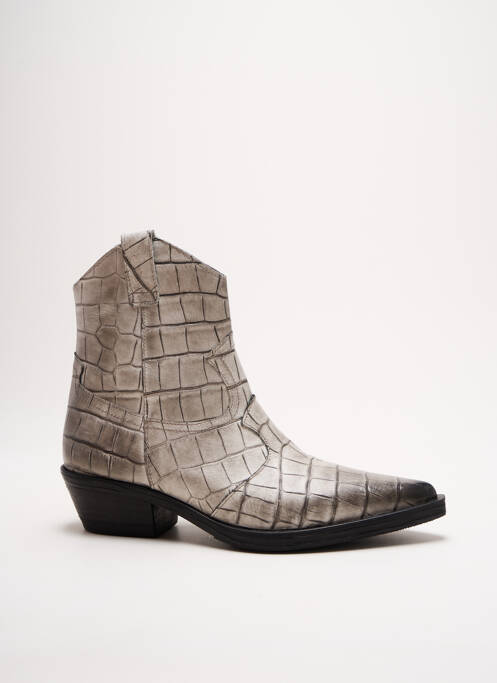 Bottines/Boots gris EMANUELE CRASTO pour femme