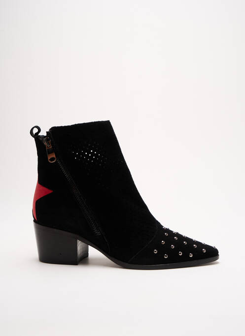 Bottines/Boots noir EMANUELE CRASTO pour femme