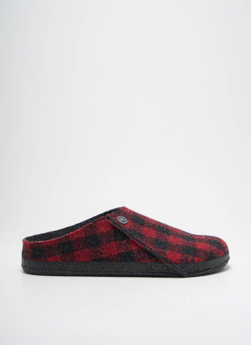 Chaussons/Pantoufles rouge BIRKENSTOCK pour homme