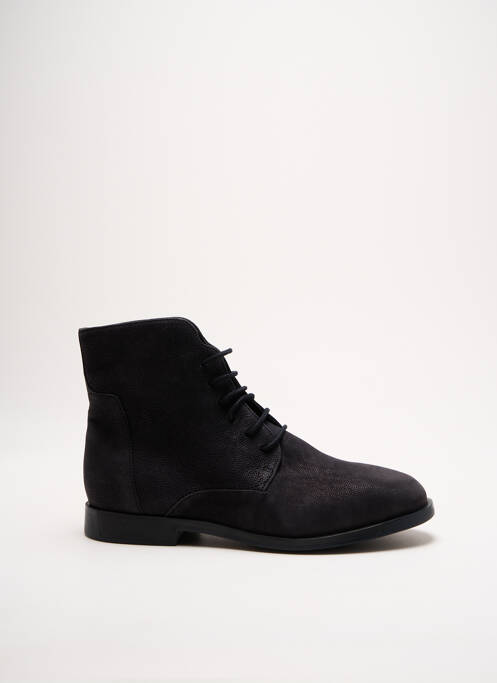 Bottines/boots tissage satiné talon plat jusqu'à 3cm noir CAMPER femme