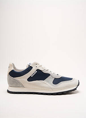 Baskets nubuck bout rond bleu SCHMOOVE homme