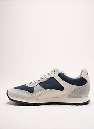 Baskets nubuck bout rond bleu SCHMOOVE homme