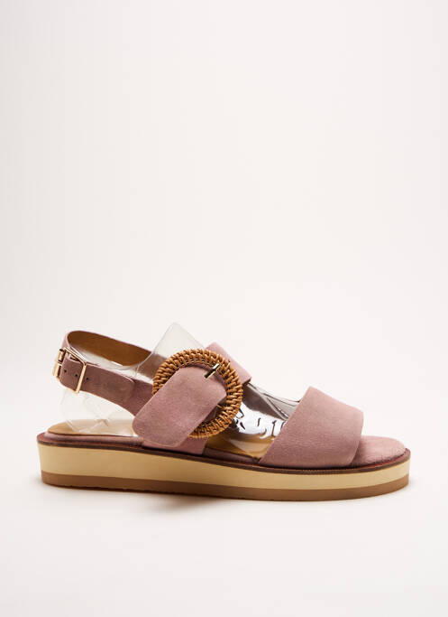 Sandales/Nu pieds rose SCHMOOVE pour femme