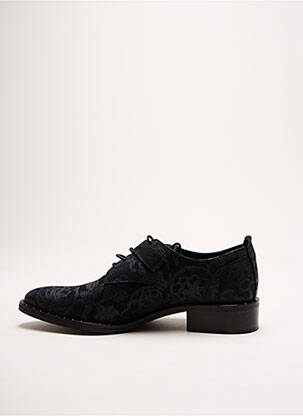 Derbies impression talon plat jusqu'à 3cm noir PHILIPPE MORVAN femme