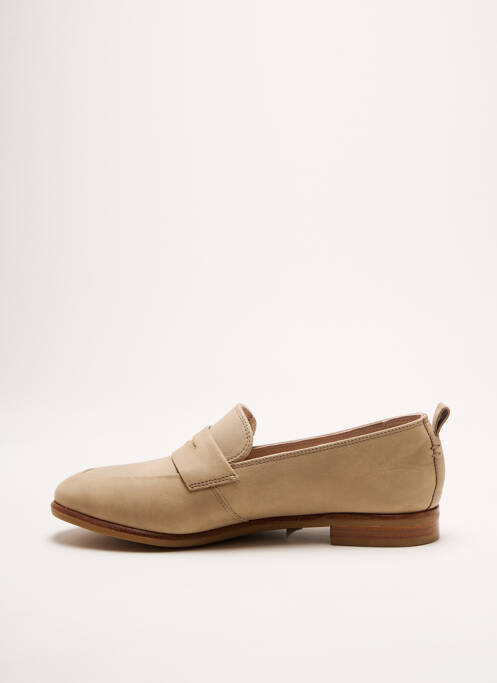 Mocassins beige CLARKS pour femme