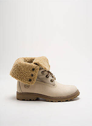 Bottines/boots talon bas talon bas beige TIMBERLAND fille
