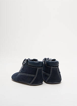 Bottines/boots tissage satiné bout rond bleu TIMBERLAND garçon