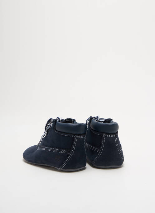 Bottines/boots tissage satiné bout rond bleu TIMBERLAND garcon