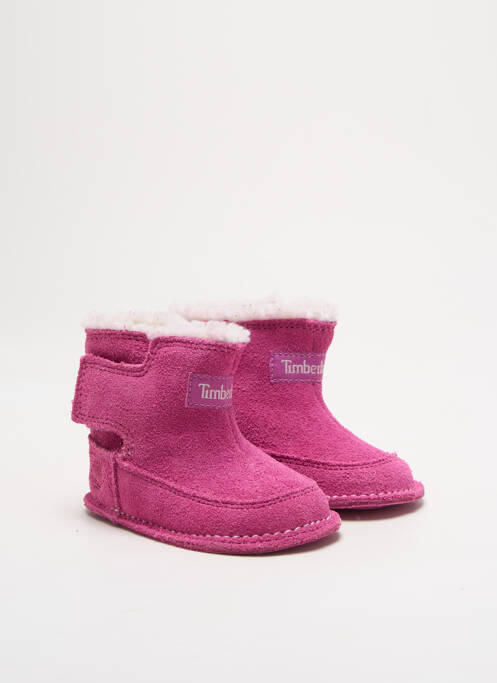 Bottines/Boots rose TIMBERLAND pour fille