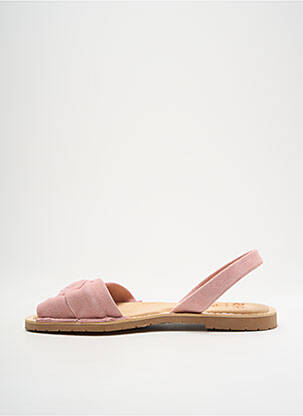 Sandales/nu pieds chiquet talon plat jusqu'à 3cm rose RIA MENORCA femme