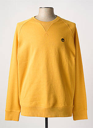 Sweat-shirt manches longues manches longues jaune TIMBERLAND femme