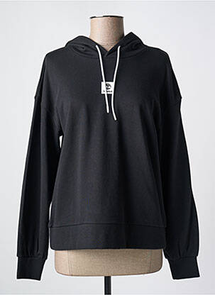 Sweat-shirt à capuche sérigraphie manches longues noir TIMBERLAND femme