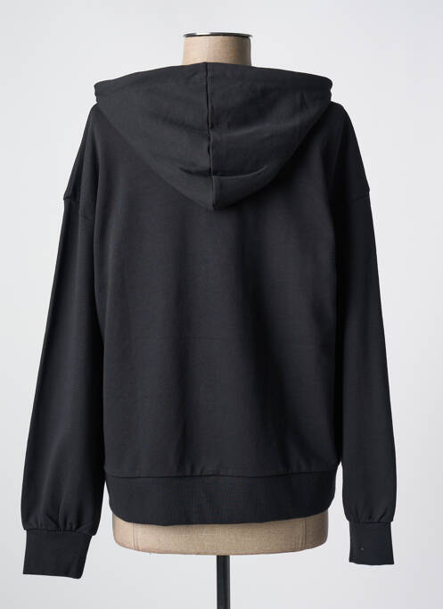 Sweat-shirt à capuche sérigraphie manches longues noir TIMBERLAND femme