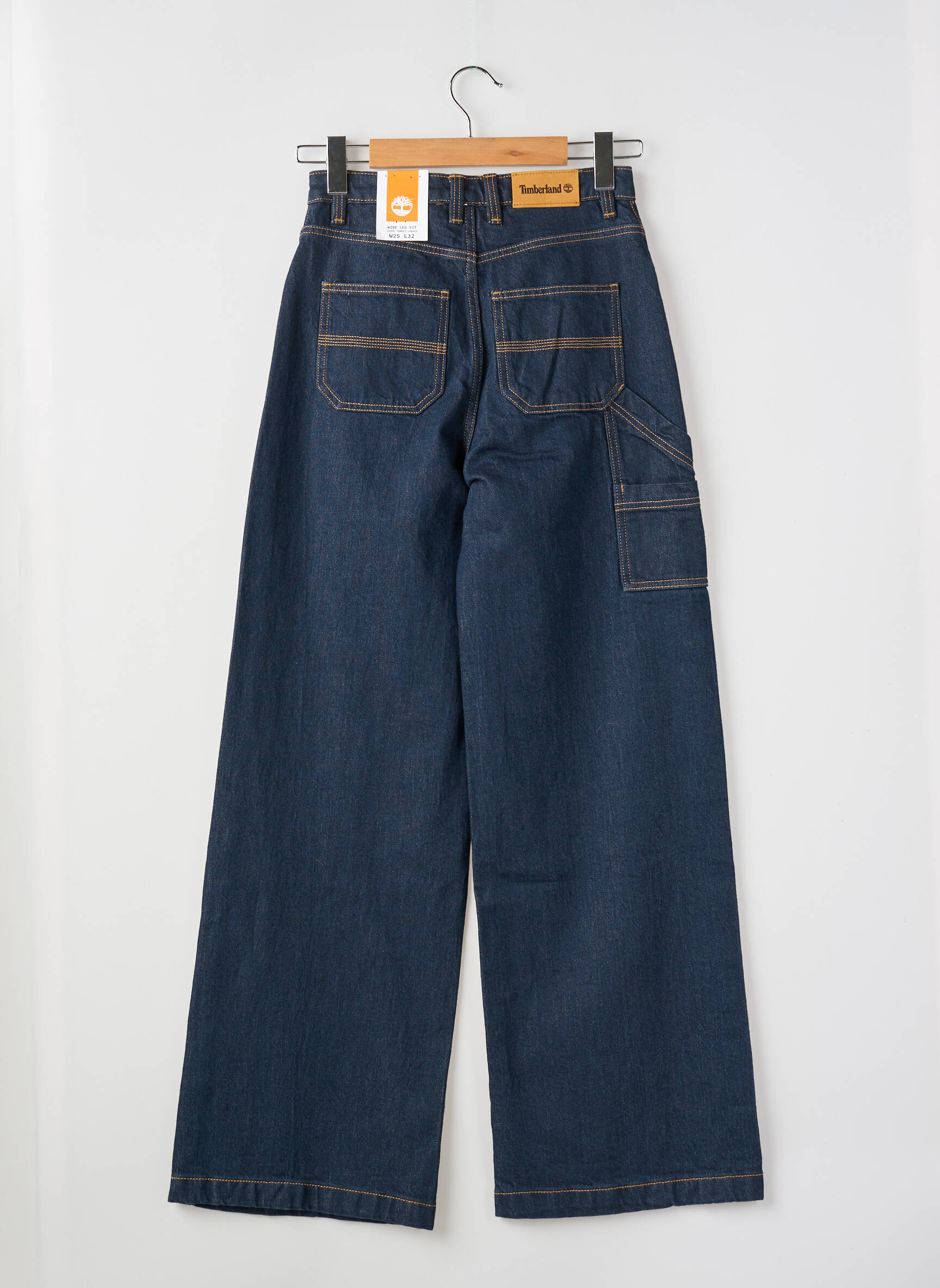 Jean coupe flare poches bleu TIMBERLAND femme