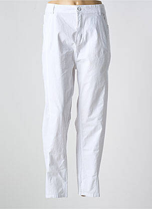 Pantalon droit coupe droite blanc S.QUISE femme