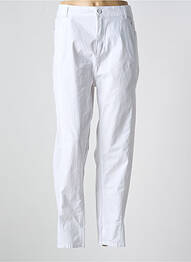 Pantalon droit coupe droite blanc S.QUISE femme