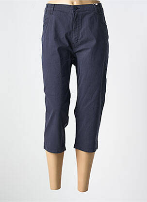 Pantacourt coupe droite bleu TBS femme