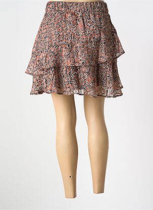 Jupe courte coupe évasée marron MOLLY BRACKEN femme