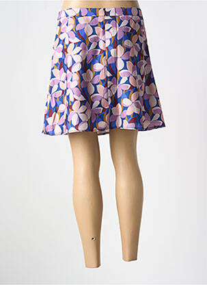 Jupe courte coupe évasée violet MOLLY BRACKEN femme
