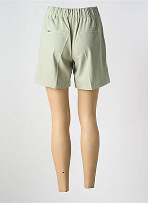 Short coupe droite vert STREET ONE femme