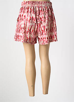 Short coupe droite rouge KAPORAL femme