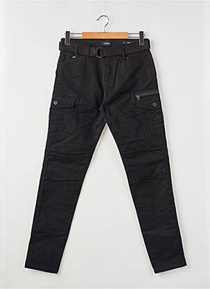 Pantalon cargo coupe droite noir KAPORAL homme