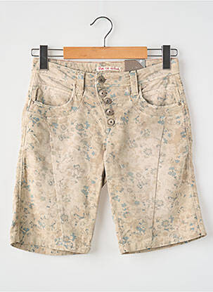 Bermuda coupe droite taille normale beige STREET ONE femme