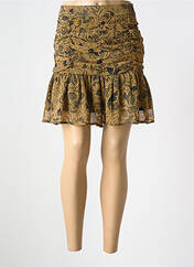 Jupe courte beige MORGAN pour femme seconde vue