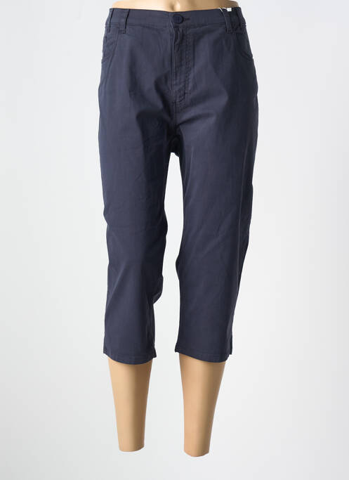Pantacourt coupe droite bleu TBS femme