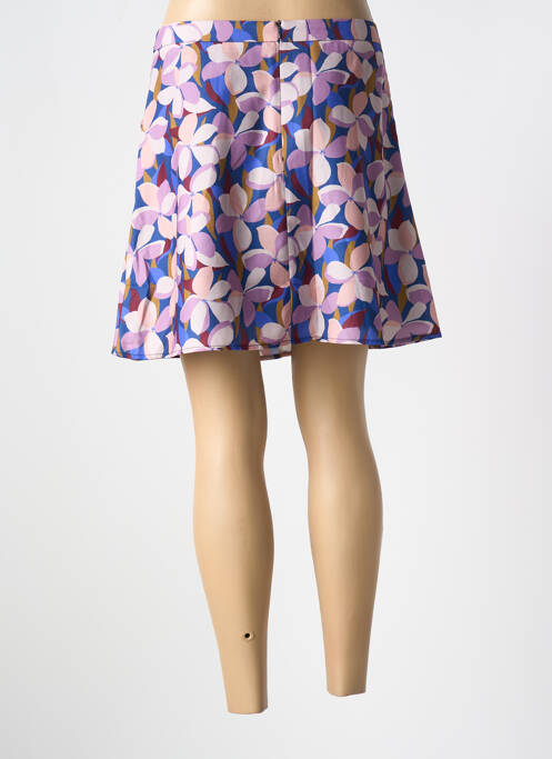 Jupe courte coupe évasée violet MOLLY BRACKEN femme