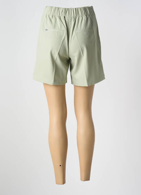 Short coupe droite vert STREET ONE femme