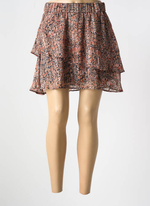 Jupe courte marron MOLLY BRACKEN pour femme