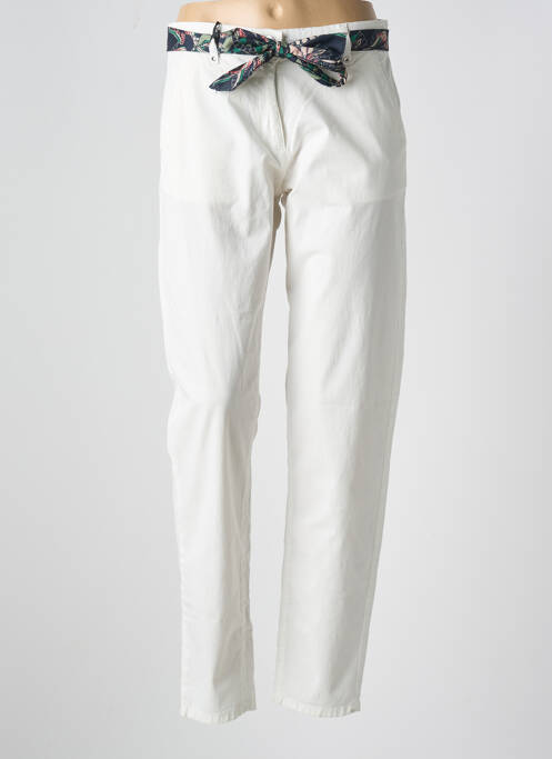 Pantalon droit blanc KAPORAL pour femme
