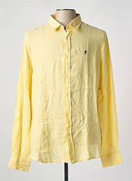Chemise manches longues manches longues jaune RUCKFIELD homme