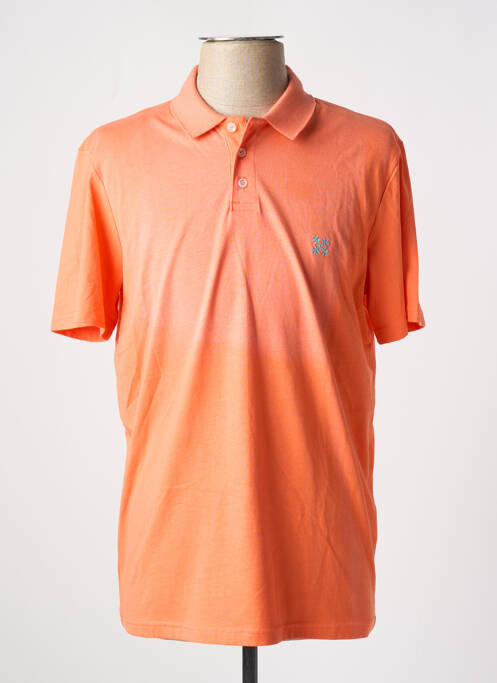 Polo tissage jersey manches courtes orange OXBOW homme