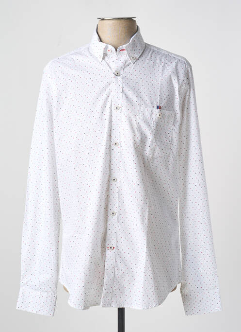 Chemise manches longues blanc DOSGALGOS pour homme