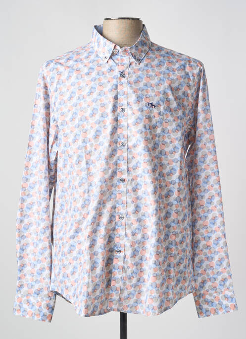 Chemise manches longues bleu DOSGALGOS pour homme